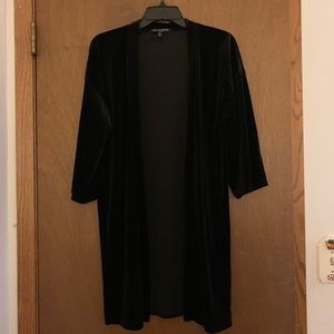 Black Velvet Cardigan
